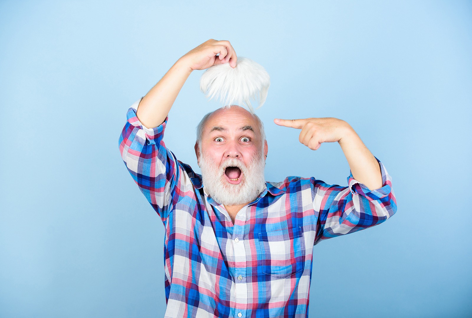 Echthaarperücke zur Haartransplantation